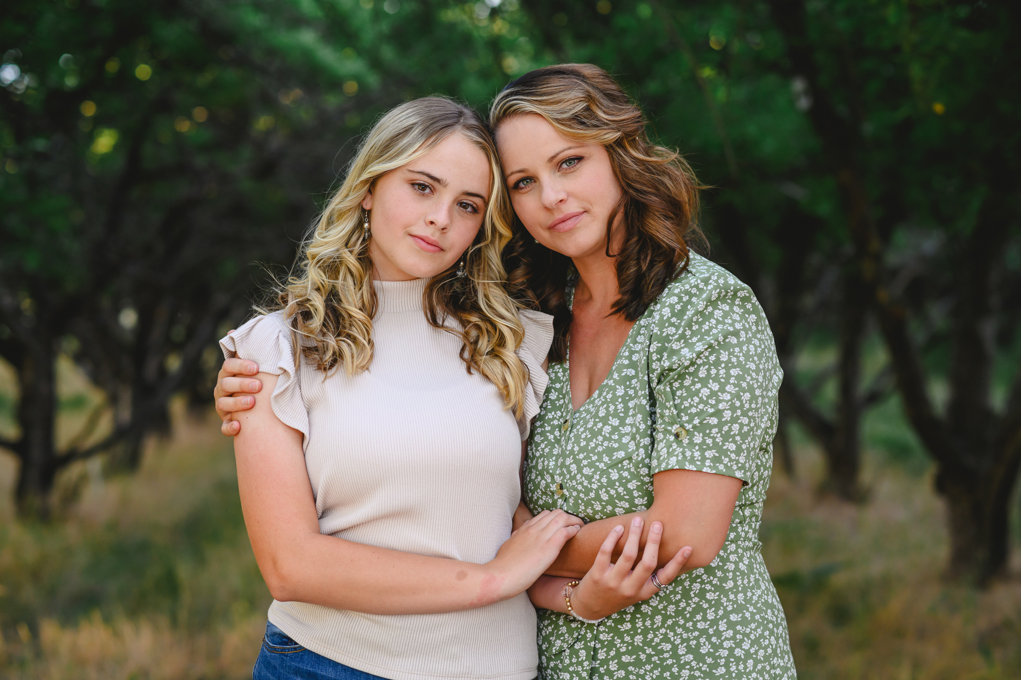 picture of mother and daughter during family photography session in Provo Utah