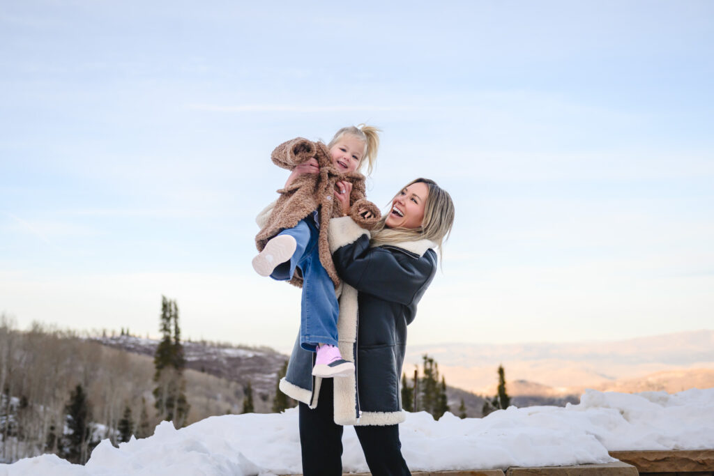 Mother and Daughter at the Montage Resort in Utah