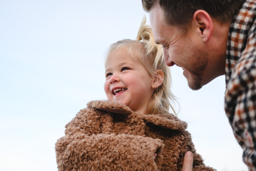 father and daughter at the Montage in Deer Valley, Park City 